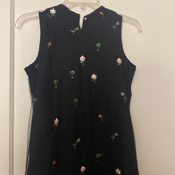nwt magic black floral dress size: M - Picture 7 of 8